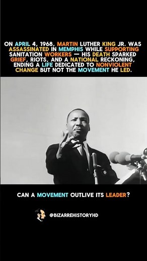 The Day Martin Luther King Jr. Was Assassinated #history #mlk