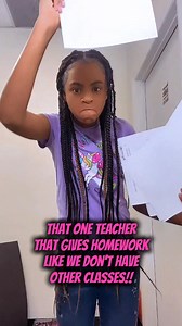WE GOT 5 OTHER CLASSES THO 😡 #thevvshow #mitchellfamilyempire #homework #teachers | The VV Show