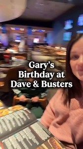 Happy birthday Garyautumnshusband hope you had a blast with us at Dave & Buster's | Autumnhitthejackpot
