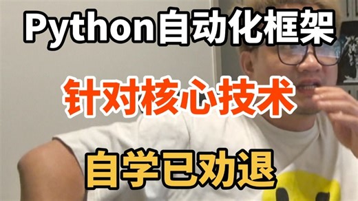 python自动化测试框架，进阶学习全套快速通关，高薪必拿下