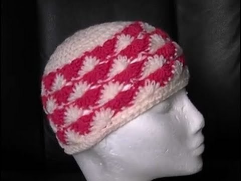 Crochet Catherine Wheel Beanie / Hat Tutorial