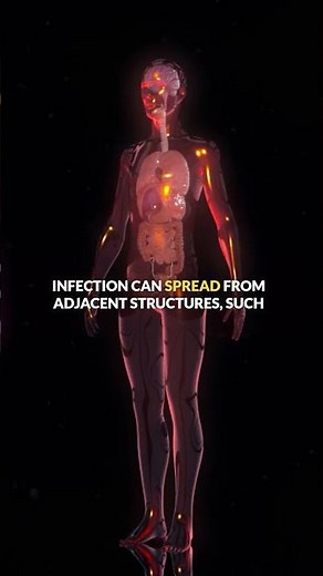 Pathways of infection of Meningitis #anatomy #science #neuroscience #brain #doctor #medical #nursing