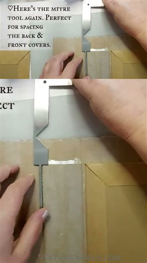 ☝🏻Watch more of the making the journal cover #scrapbook #papercraft #handmade #tutorial #craft