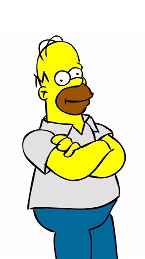 Homer Simpson Drawing 🍩🔥 | The Simpsons Speed Art #shorts