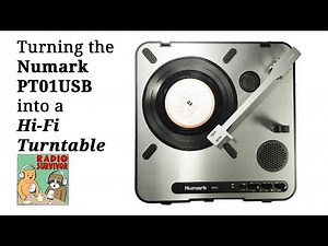 Making the Numark PT01USB into a True Hi-Fi Portable Turntable