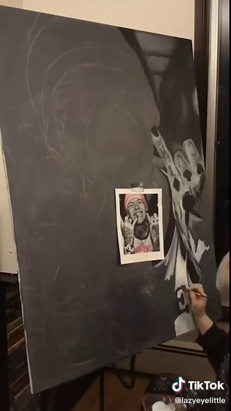 Real time 4 hours, time lapse time three minutes, tiktok time one minute￼ #fyp #lilpeep #foryoupage #artist #lilpeepforever #foryoupagethis