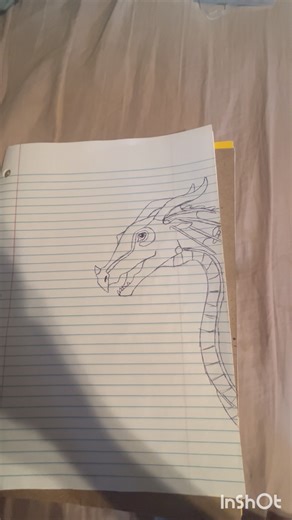 1st Attempt Rainwing Drawing #wingsoffire