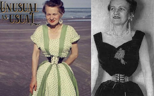 【纪实】束腰33厘米-历史上腰围最细的女人：埃塞尔·格兰杰