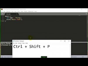 0.2 Build Dart in Sublime Text (Chạy chương trình Dart trong Sublime Text)