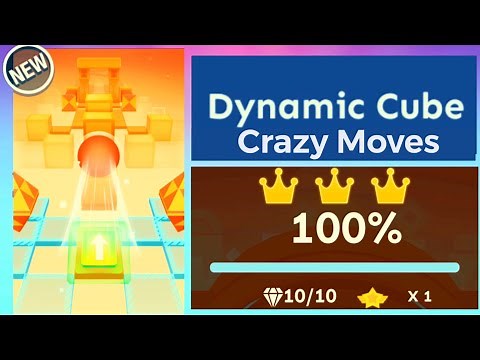 Rolling Sky - Dynamic Cube [CRAZY MOVES]