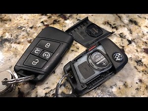 VW atlas key fob battery replacement
