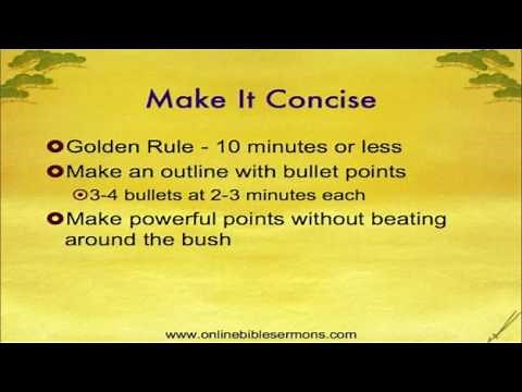 Church Sermons - Sermon Writing Tips - Bible Sermons - Sermon Outlines