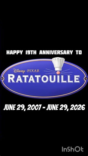 Happy 19th Anniversary to Ratatouille