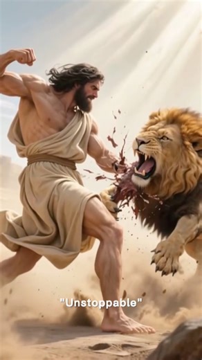 Samson vs Lion : The Moment God’s Power Was Revealed | Bible Story