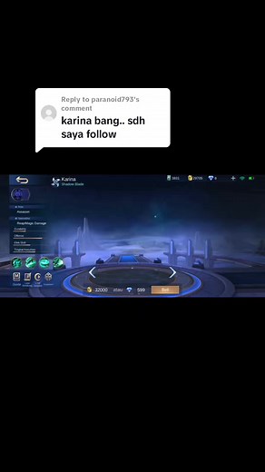 Old Karina MLBB Voice Lines 2016 - Background Sound and Hero Quotes