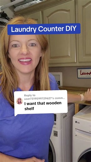 Organización de Lavandería: Creación de un Counter de Madera