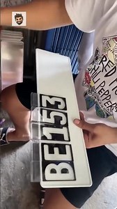 Number plate making process