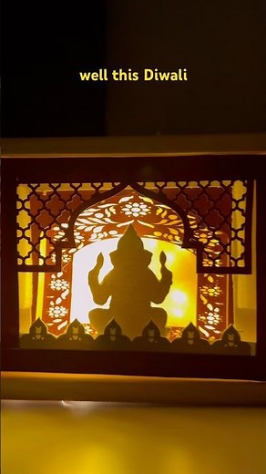 Layered Paper Shadow Box | Cricut Joy #cricut #art #artist