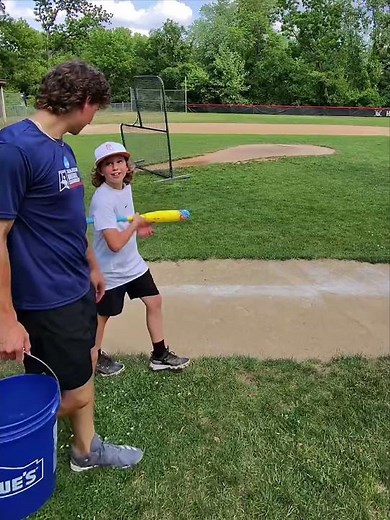 College is done for the summer! Augie is back and working with Shevy #uva #baseball