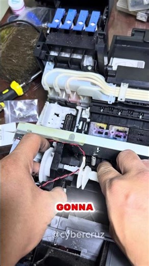 STOP YANKING! 🛑 You’re Killing Your Printer Gears! 🖨️ #epson #techtips #diyrepair