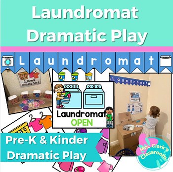 Laundromat Dramatic Play | Laundry Room Dramatic Play Area