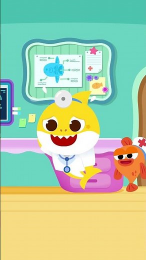 Ouch😣 Dr. Baby Shark, please fix my owie🩺ㅣKids' role-playing gameㅣBaby Shark Hospital Play App