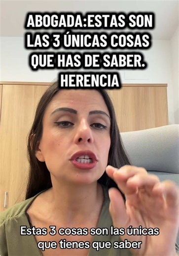 Estas son las tres únicas cosas que debes de saber para no cometer los errores más graves en la herencia. Siguen nuestra cuenta para más información. #Herenciafirma #herencia #abogadoherencias #testamento #hacienda