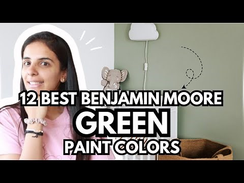 12 BEST Benjamin Moore GREEN Paint Colors