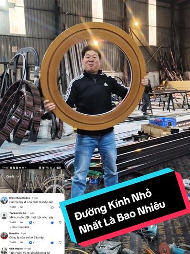Đường Kính Nhỏ Nhất Để Gia Công Cửa Sổ Tròn Mở Hất #chiasekinhnghiem #uonvomnhom #xaydung #thonhomkinh #aluminum