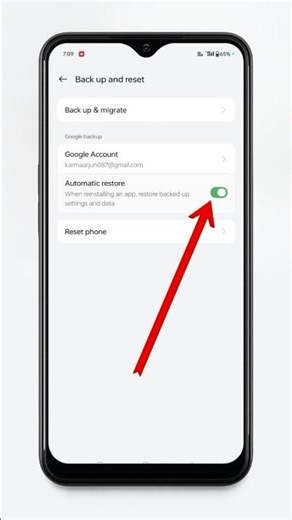 Automatic Restore On Off Kaise Kare 😱 | Additional Settings Restore Option 2025 #shorts