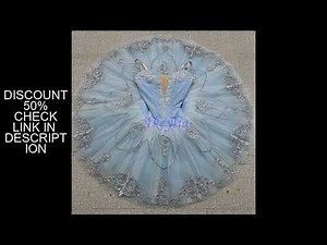 Blue silver pre-professional ballet tutu performance costume blue bird Gradient pancake ballet tutu