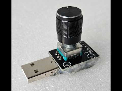 Build a USB Volume Knob for Under $5 — Digispark ATtiny85 + Rotary Encoder