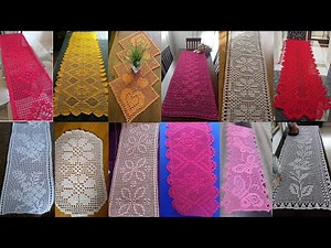 Crochet lace long table runner #crochet #crochetdesigns #crocheting