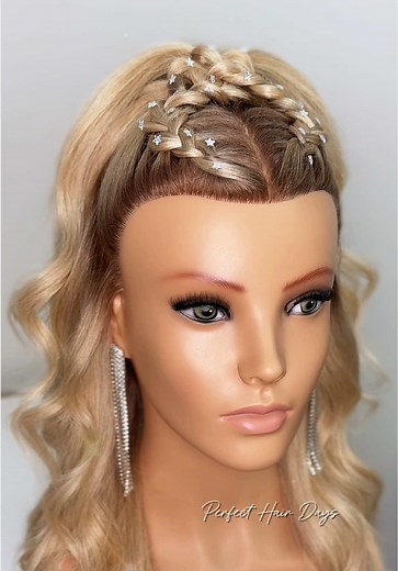 Star Braided Ponytail Tutorial for Aesthetic Hairstyles