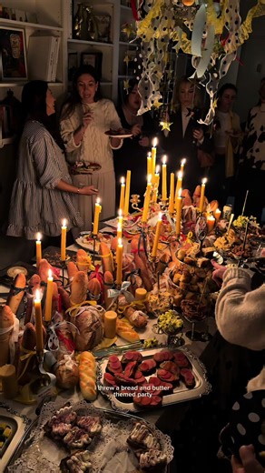 Bread and butter for breakfast lunch and dinner #hostingideas #thingstodoinnyc #supperclub #dinnerpartyideas #tablescapes