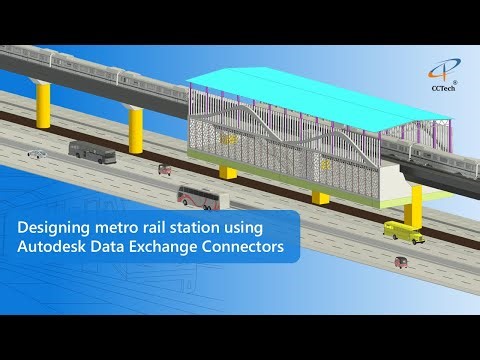 Rail metro station design case study : Autodesk Data Exchange in action