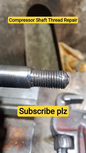 #ShaftThreadRepair #CompressorWork #LatheMachine #Machinist #Workshop #ThreadRepair #MetalWork #skit