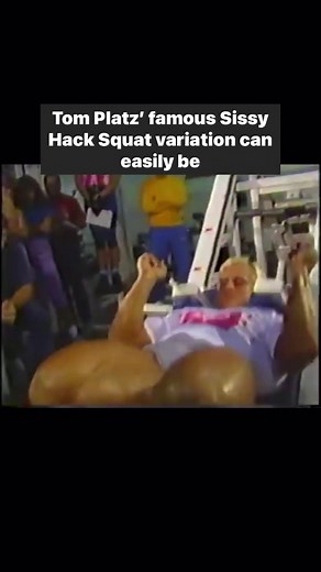 Tom Platz Sissy Hack Squat Variation with ODA Hack Machine