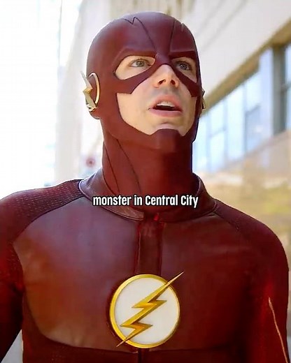 The Flash battles a MONSTER at super speed #shorts