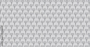 4K animated pattern of nail scissors moving from top to bottom. Manicure scissors in a hand-drawn style creating a repeatable background. Horizontal video.