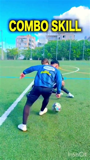 Combo skill tutorial #soccer #football #shorts