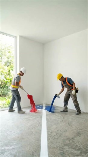 USA vs UK Epoxy Floor Transformation | American Flag vs UK Flag