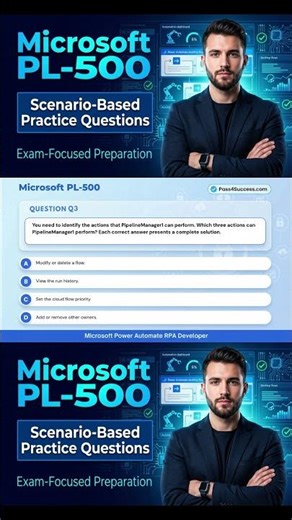 PL-500 Practice Questions & Answers | Power Automate Exam #PL500 #PowerAutomateExam