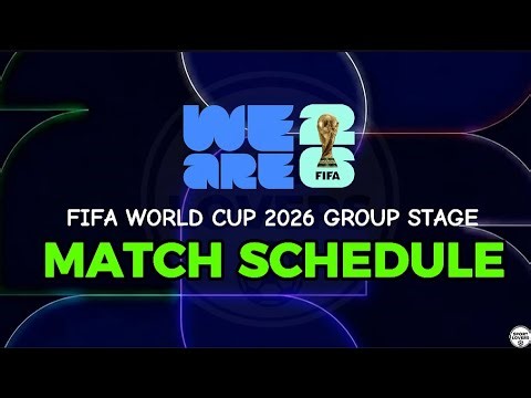 🔴FIFA World Cup 2026 Schedule : FULL MATCH Revealed & Official Song - WAVE THE COLORS 🎵