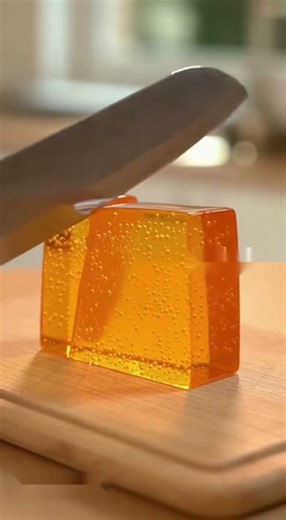 ASMR orange jello cutting| #ai #aishorts #fypシ #asmr #asmrsounds #aivideo #asmrshorts #fyp #asmr