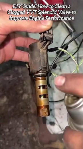 DIY Guide: How to Clean a Clogged VVT Solenoid Valve to Improve Engine Performance #shorts #mechanic