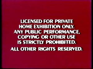 Dark Red FBI Warnings (1984-1991)