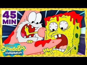SpongeBob Schwammkopf | Die besten Kämpfe von SpongeBob & Patrick in 45 Minuten! | SpongeBob