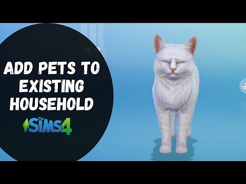 How to Add Pets to An Existing Household - The Sims 4