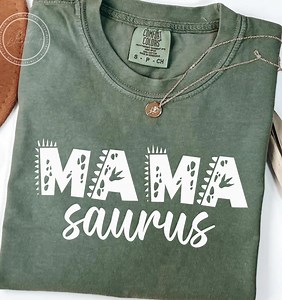 Mama Saurus SVG, PNG, PDF, Dinosaur, Mamasaurus, Dino Birthday, Mama, Newborn, Dino, Tshirt Design, Digital, Svg Files for Cricut, Svg, Tee - Etsy